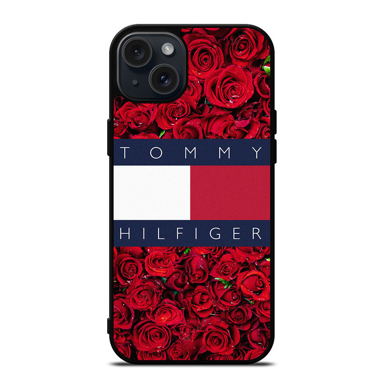 TOMMY HILFIGER ROSES LOGO iPhone 15 Plus Case Cover