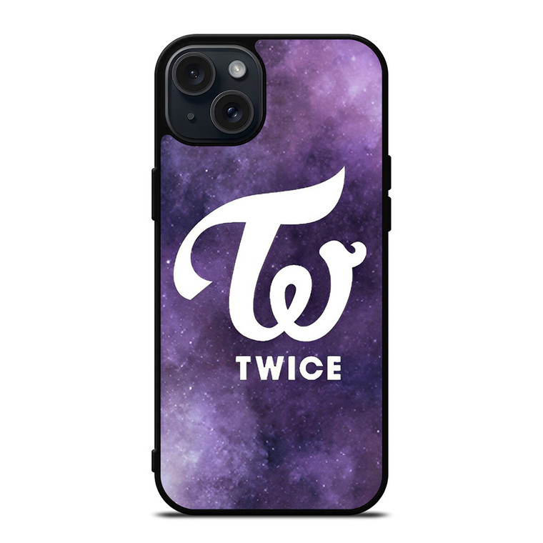 TWICE VIOLET LOGO iPhone 15 Plus Case Cover TWICE VIOLET LOGO iPhone 15 Plus Case Cover