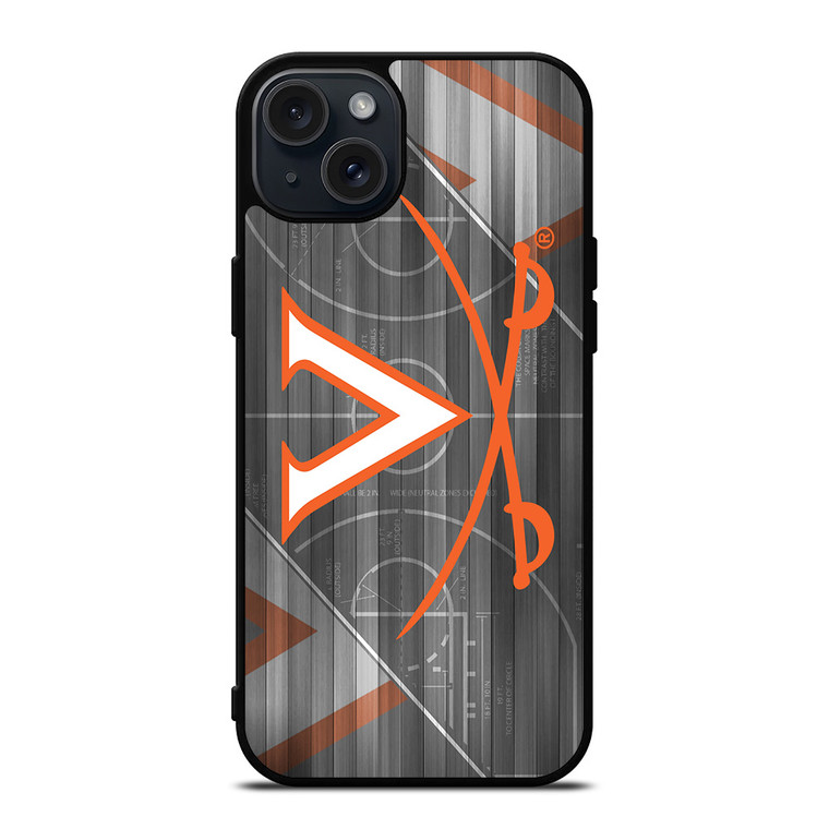 VIRGINIA CAVALIERS BASKETBALL LOGO iPhone 15 Plus Case Cover