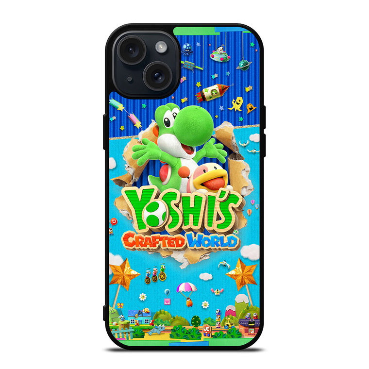 YOSHI CRAFTED WORLD GAMES POSTER iPhone 15 Plus Case Cover