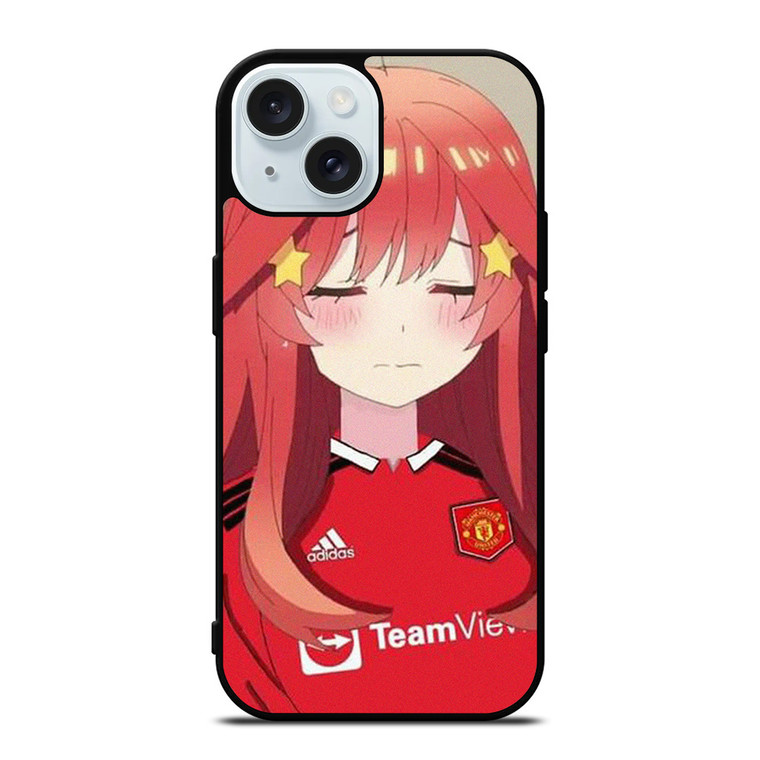 ANIME MANCHESTER UNITED FC iPhone 15 Case Cover
