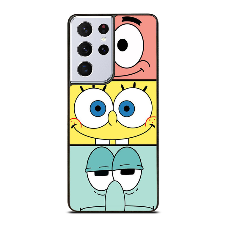 SPONGEBOB PATRICK SQUIDWARD CARTOON  Samsung Galaxy S21 Ultra Case Cover