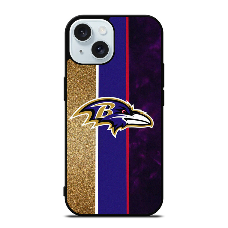BALTIMORE RAVENS NFL FOOTBALL SYMBOL iPhone 15 Case Cover