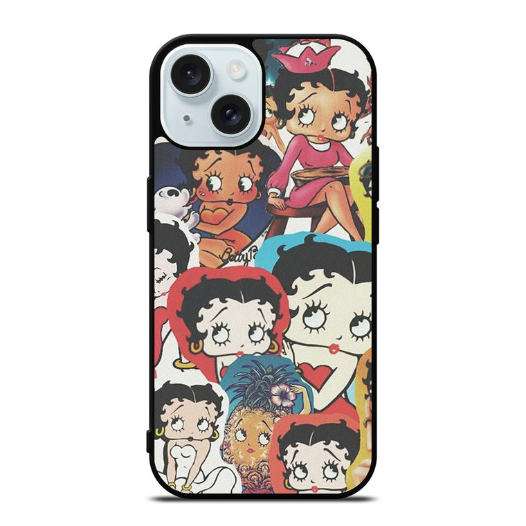 BETTY BOOP COLLAGE iPhone 15 Case Cover