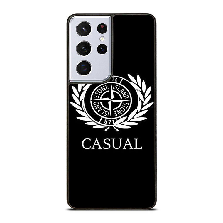 STONE ISLANS CASUAL LOGO  Samsung Galaxy S21 Ultra Case Cover STONE ISLANS CASUAL LOGO  Samsung Galaxy S21 Ultra Case Cover