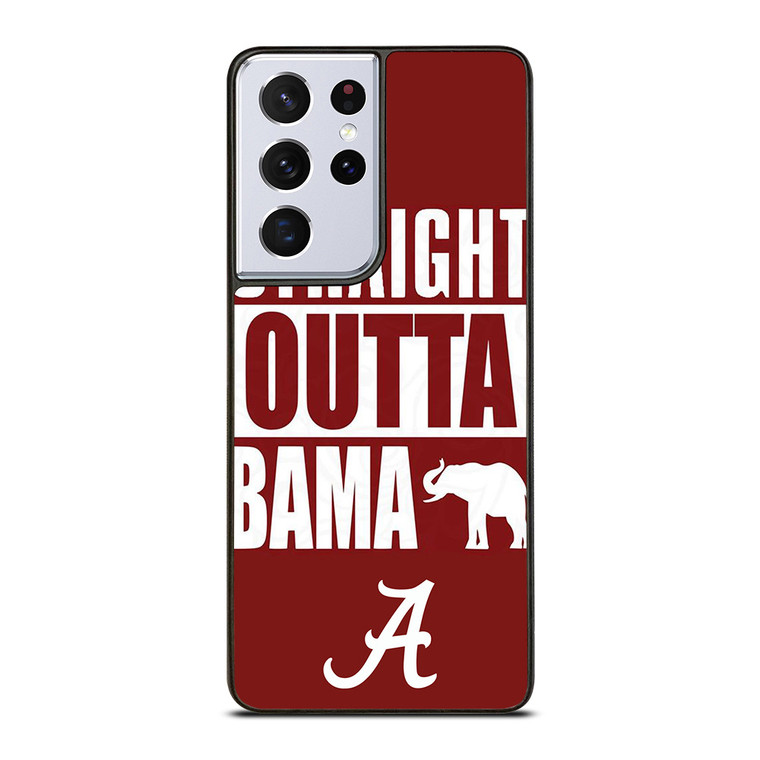 STRAIGHT OUTTA BAMA ALABAMA CRIMSON TIDE  Samsung Galaxy S21 Ultra Case Cover