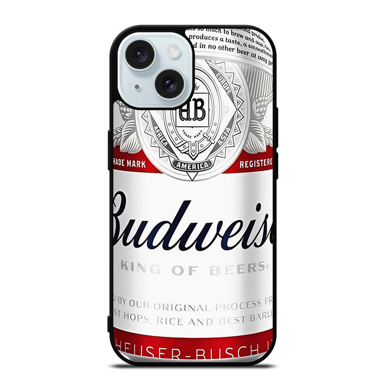 BUDWEISER KING OF BEERS CAN iPhone 15 Case Cover