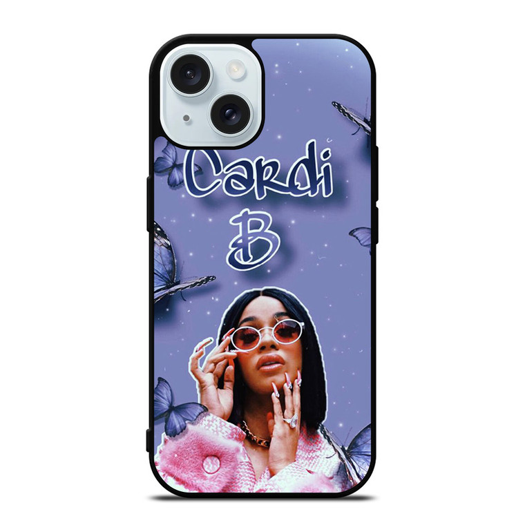 CARDI B PURPLE iPhone 15 Case Cover