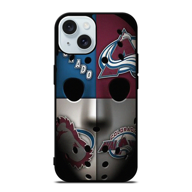 COLORADO AVALANCHE JASON FRIDAY MASK iPhone 15 Case Cover