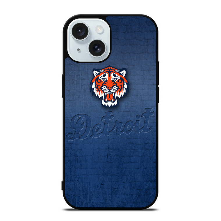 DETROIT TIGERS WALL TEXTURE iPhone 15 Case Cover