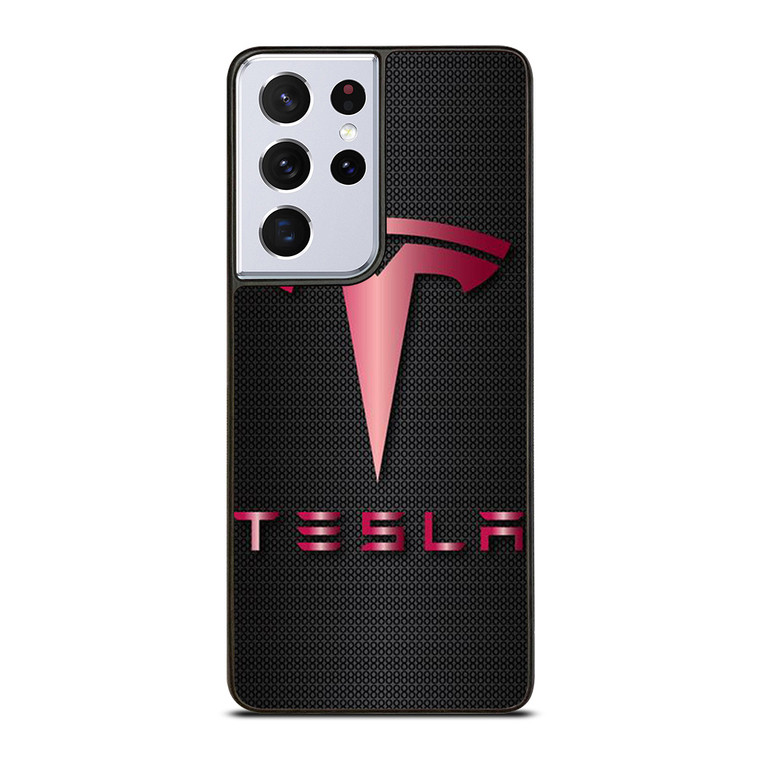 TESLA RED CARBON  Samsung Galaxy S21 Ultra Case Cover