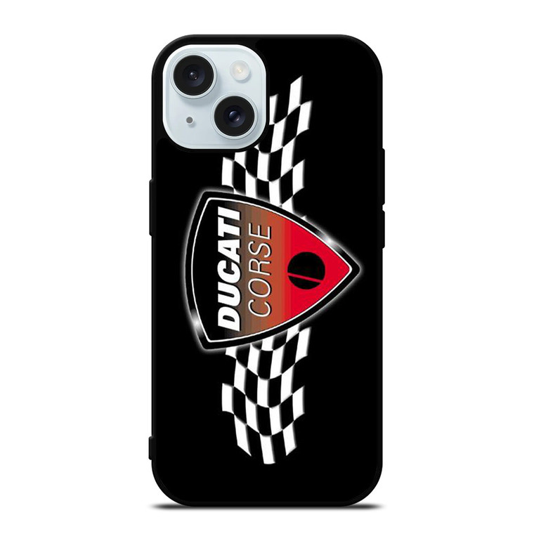 DUCATI CORSE EMBLEM iPhone 15 Case Cover