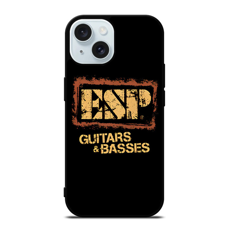 ESP GUITARS AND BASSES LOGO iPhone 15 Case Cover