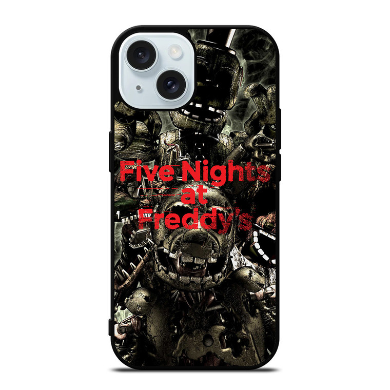 FIVE NIGHTS AT FREDDY'S NIGHTMARE SCARY iPhone 15 Case Cover