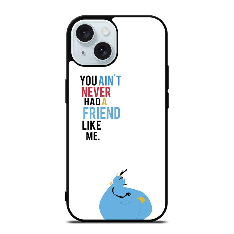 GENIE CLASSIC ALADDIN DISNEY QUOTES iPhone 15 Case Cover