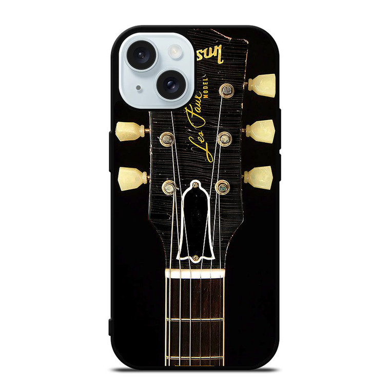 GIBSON LES PAUL HEADSTOCK GUITAR iPhone 15 Case Cover