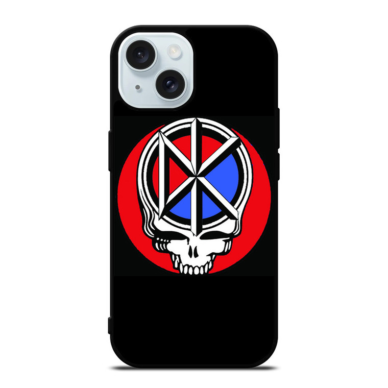GRATEFUL DEAD KENNEDYS LOGO iPhone 15 Case Cover