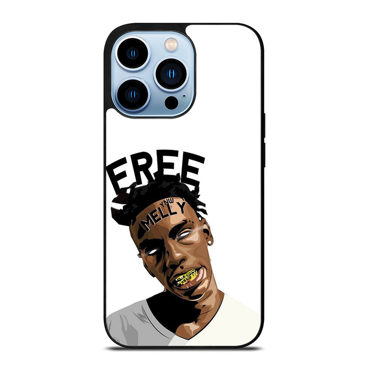 YNW MELLY RAPPER CARTOON iPhone 13 Pro Max Case Cover