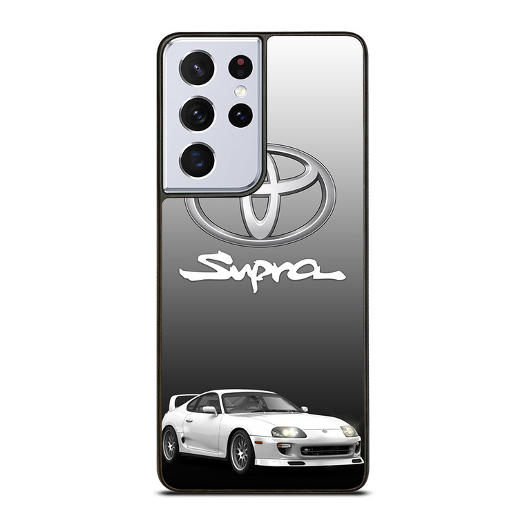 TOYOTA SUPRA CAR WHITE EMBLEM  Samsung Galaxy S21 Ultra Case Cover TOYOTA SUPRA CAR WHITE EMBLEM  Samsung Galaxy S21 Ultra Case Cover