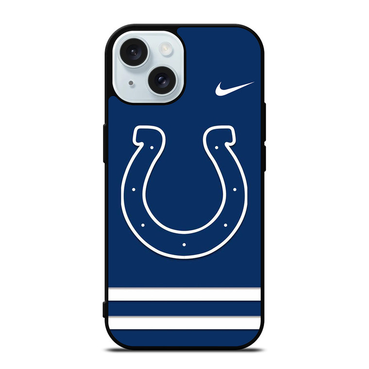 INDIANAPOLIS COLTS NIKE LOGO iPhone 15 Case Cover