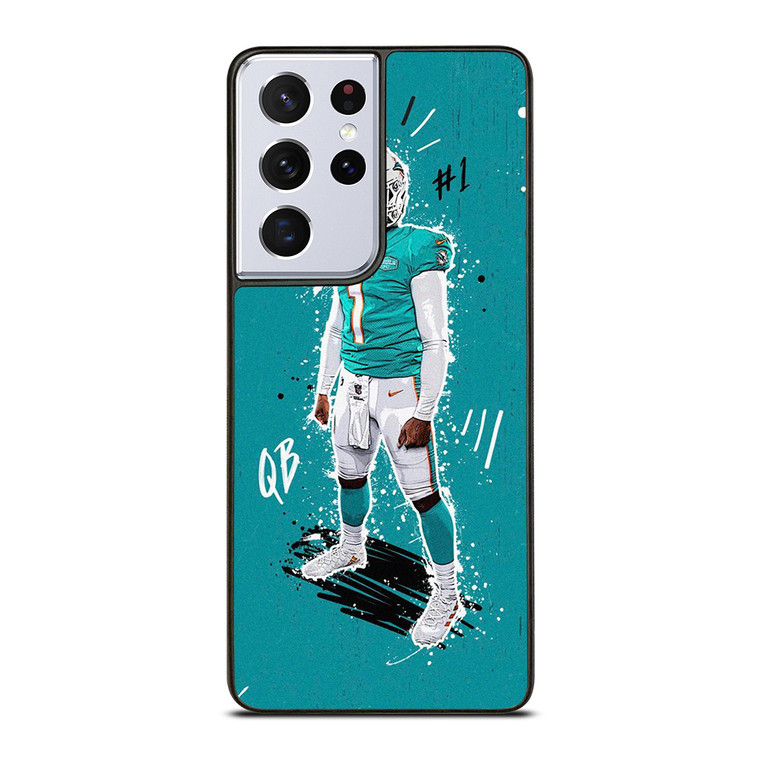 TUA TAGOVAILOA MIAMI DOLPHINS FOOTBALL  Samsung Galaxy S21 Ultra Case Cover