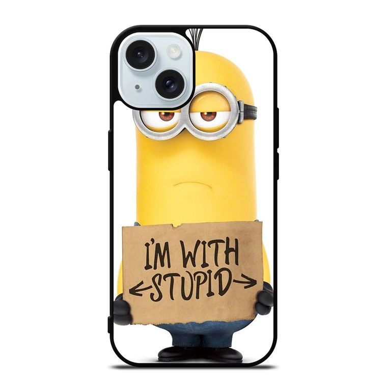 KEVIN MINIONS FUNNY CARTOON iPhone 15 Case Cover