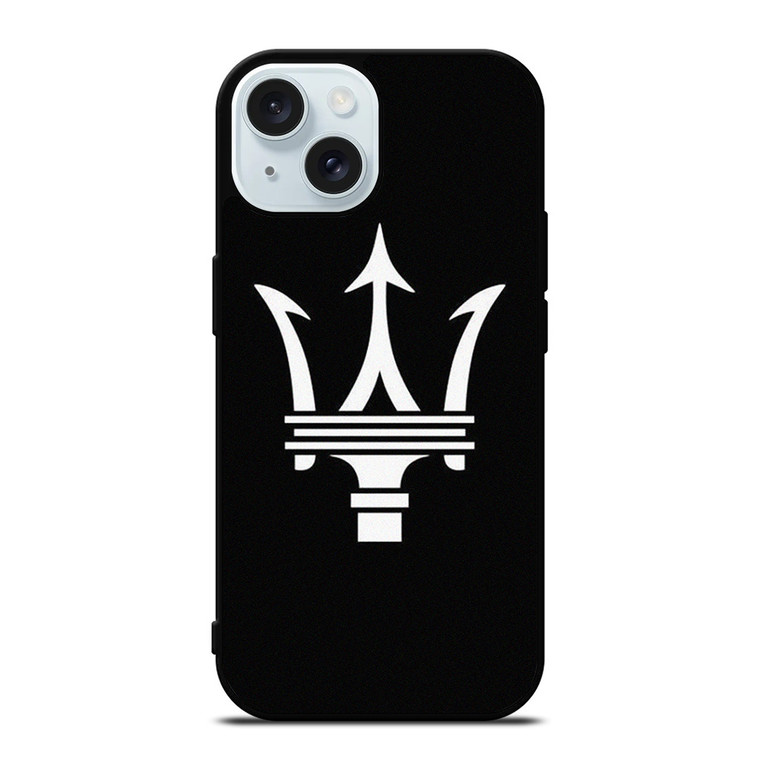 MASERATI MINIMALIST SYMBOL iPhone 15 Case Cover