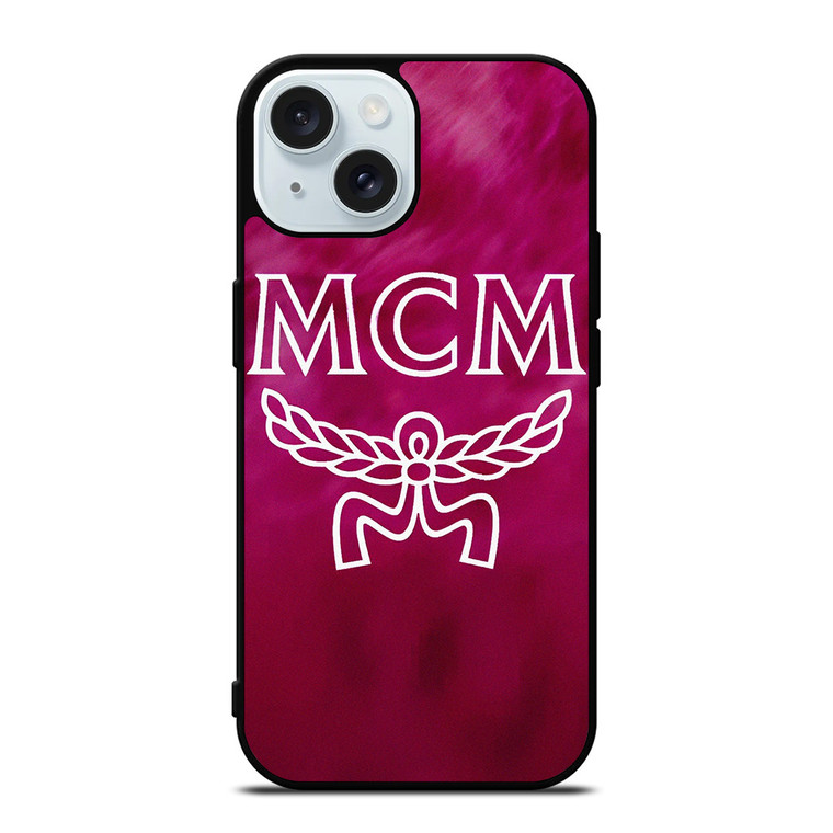 MCM WORLDWIDE PURPLE iPhone 15 Case Cover