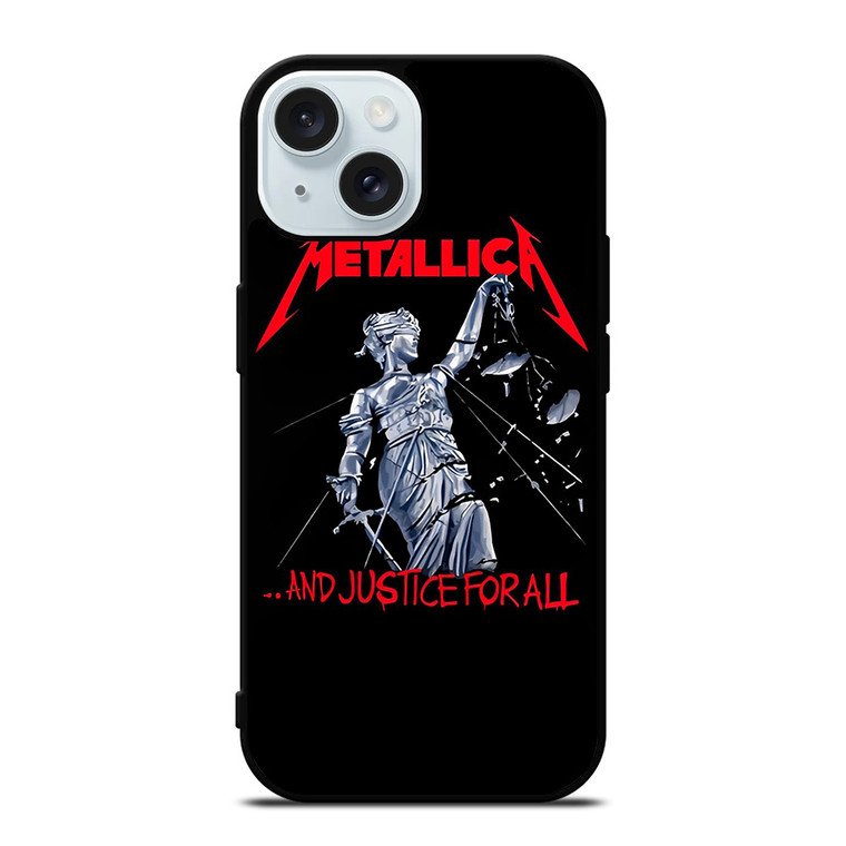 METALLICA AND JUSTICE FOR ALL iPhone 15 Case Cover