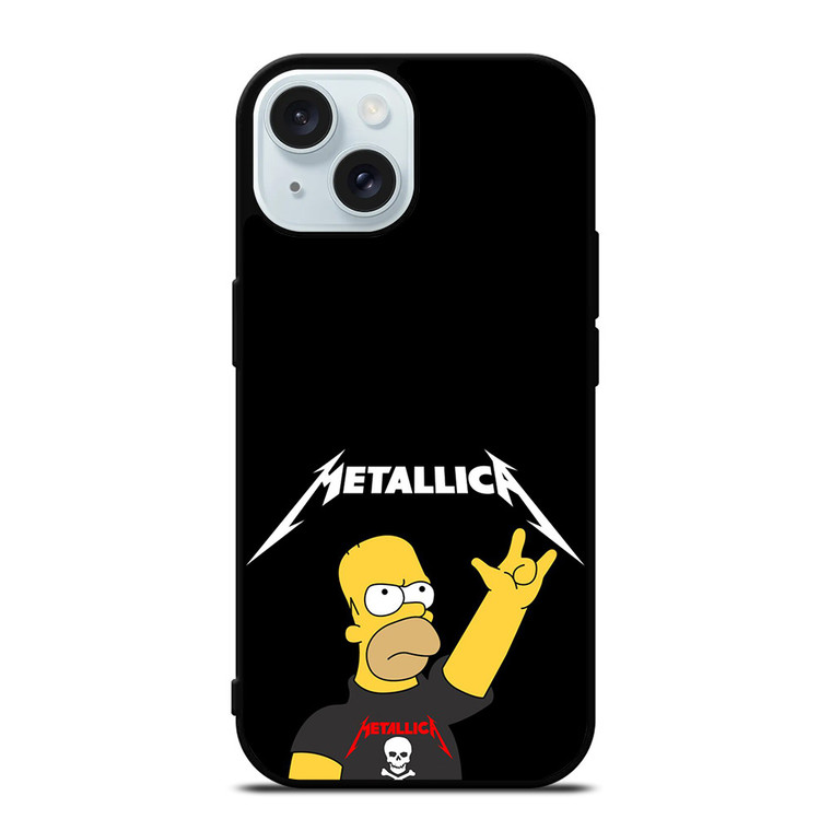METALLICA THE SIMPSONS iPhone 15 Case Cover