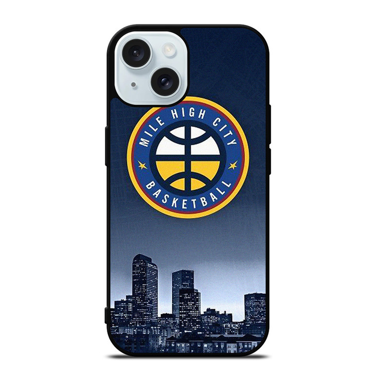 MILE HIGH CITY BASKETBALL iPhone 15 Case Cover