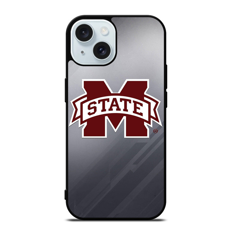 MISSISSIPPI STATE LOGO iPhone 15 Case Cover MISSISSIPPI STATE LOGO iPhone 15 Case Cover
