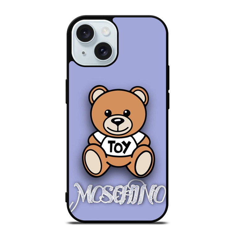 MOSCHINO TOY PURPLE iPhone 15 Case Cover