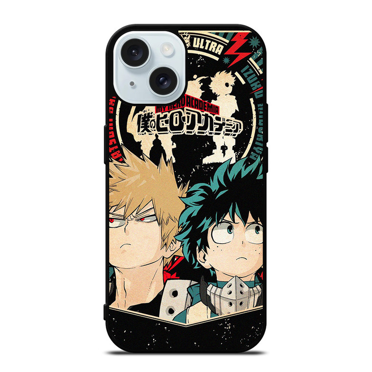 MY HERO ACADEMIA DEKU BAKUGO iPhone 15 Case Cover