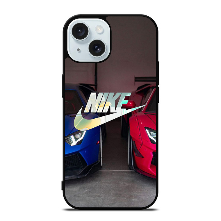 NIKE LAMBORGHINI LOGO iPhone 15 Case Cover