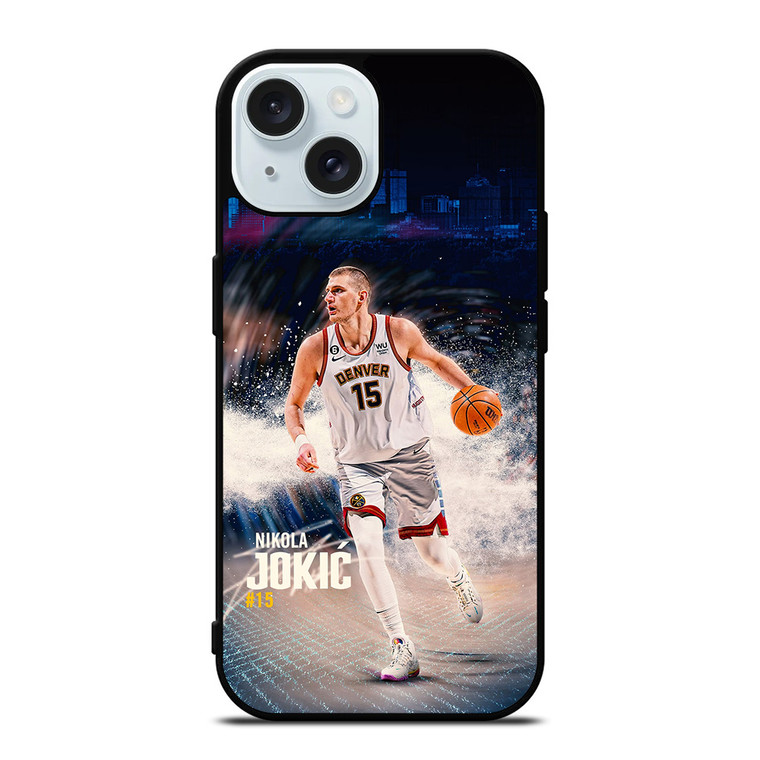 NIKOLA JOKIC DENVER NUGGETS NBA iPhone 15 Case Cover
