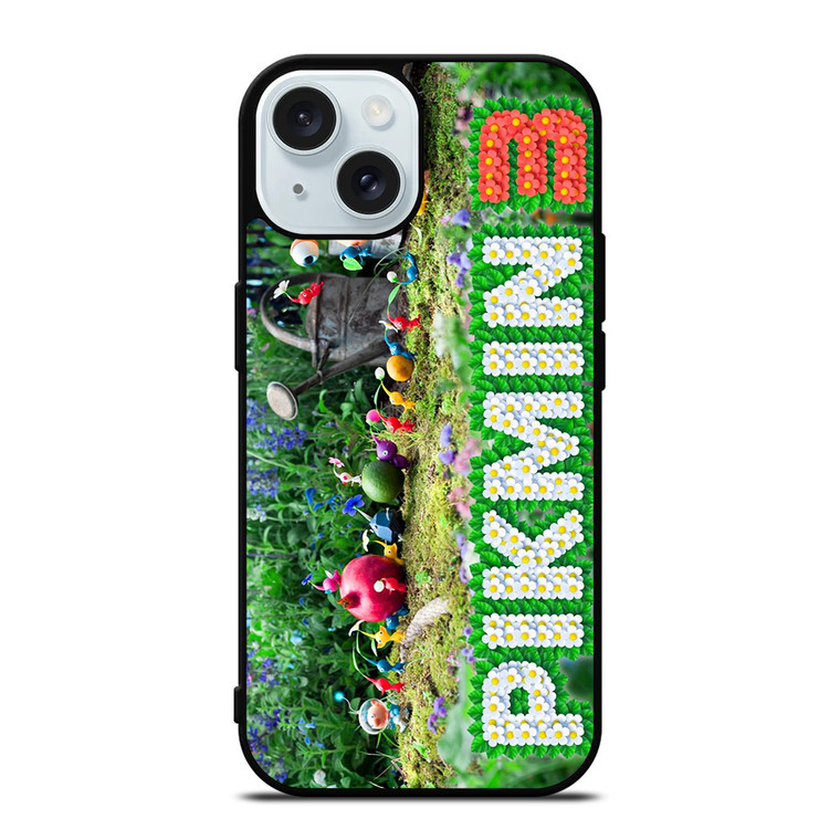 NINTENDO PIKMIN 3 DELUXE GAMES iPhone 15 Case Cover