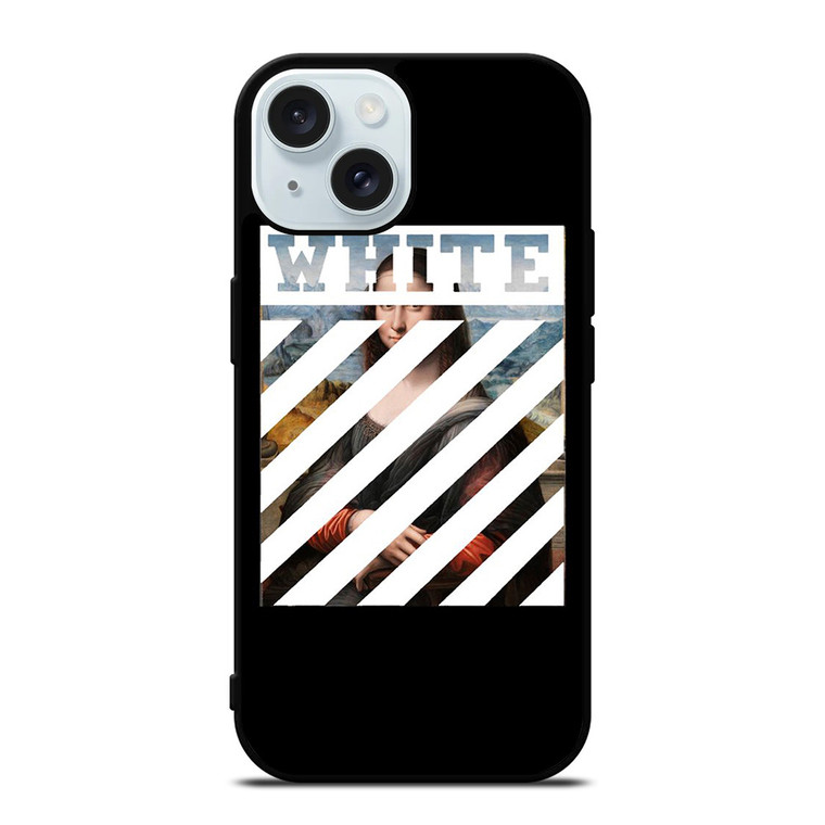 OFF WHITE MONALISA PAINTING iPhone 15 Case Cover