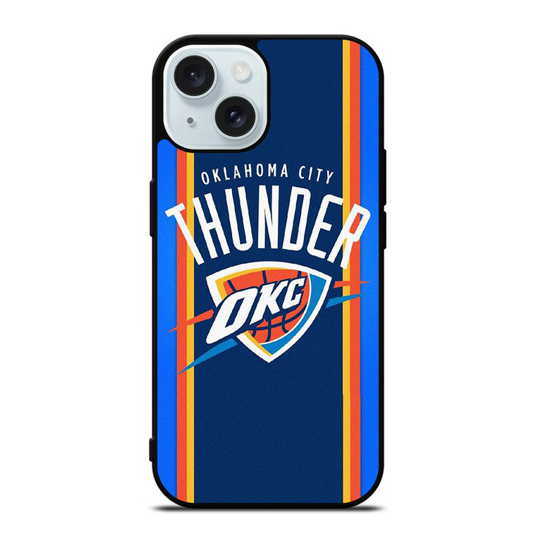 OKLAHOMA CITY THUNDER BASKET iPhone 15 Case Cover