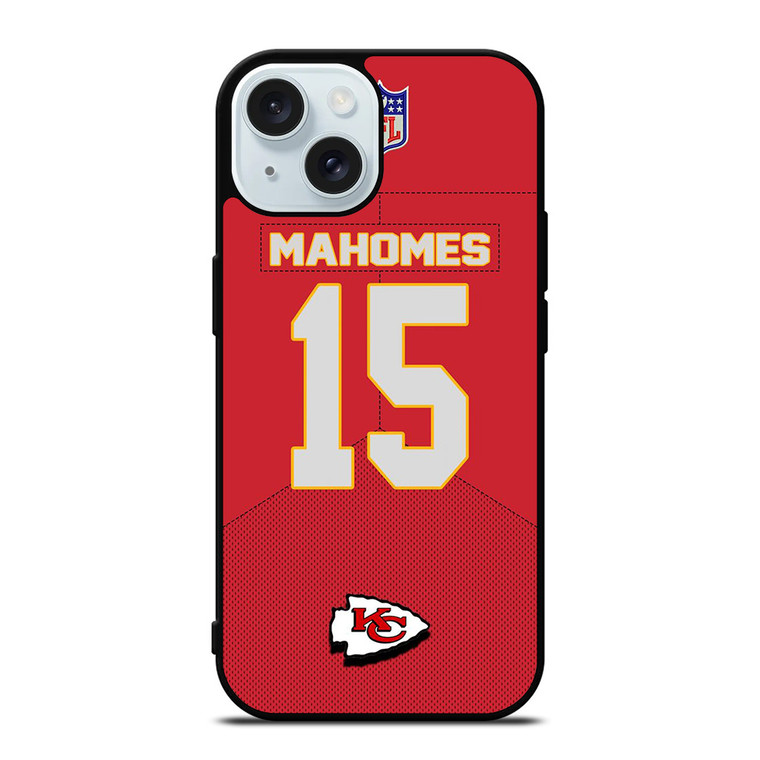 PATRICK MAHOMES KANSAS CITY CHIEFS NFL iPhone 15 Case Cover