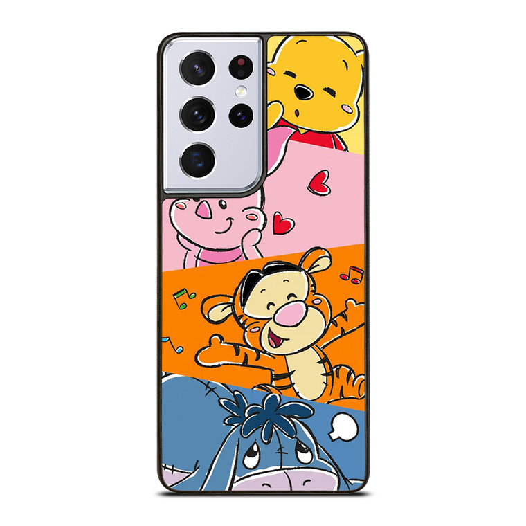 WINNIE THE POOH CARTOON COLLAGE  Samsung Galaxy S21 Ultra Case Cover