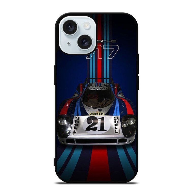 PORSCHE 917 MARTINI RACING iPhone 15 Case Cover