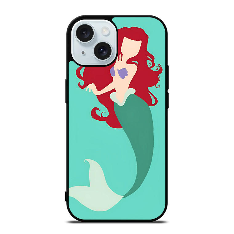PRINCESS ARIEL LITTLE MERMAID MINIMALIST iPhone 15 Case Cover