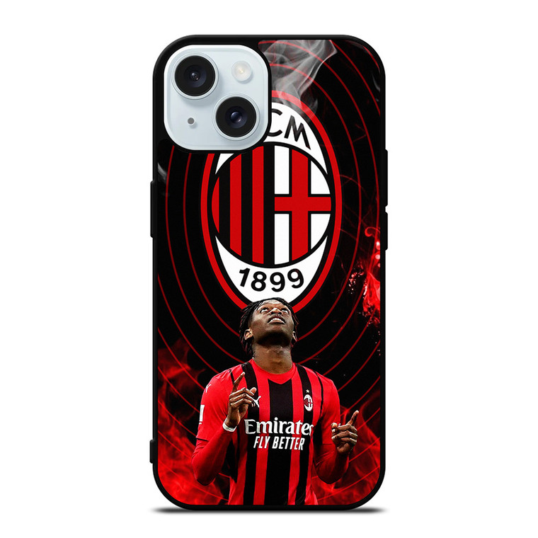 RAFAEL LEAO AC MILAN LOGO iPhone 15 Case Cover RAFAEL LEAO AC MILAN LOGO iPhone 15 Case Cover