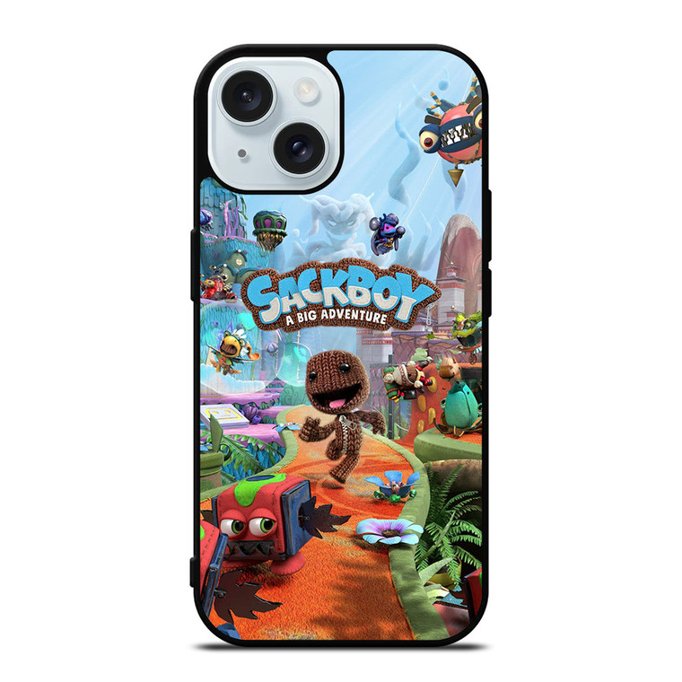 SACKBOY BIG ADVENTURE GAMES iPhone 15 Case Cover SACKBOY BIG ADVENTURE GAMES iPhone 15 Case Cover