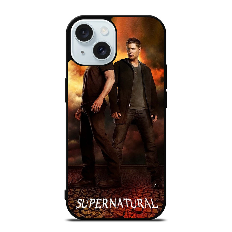 SAM AND DEAN WINCHESTER SUPERNATURAL iPhone 15 Case Cover
