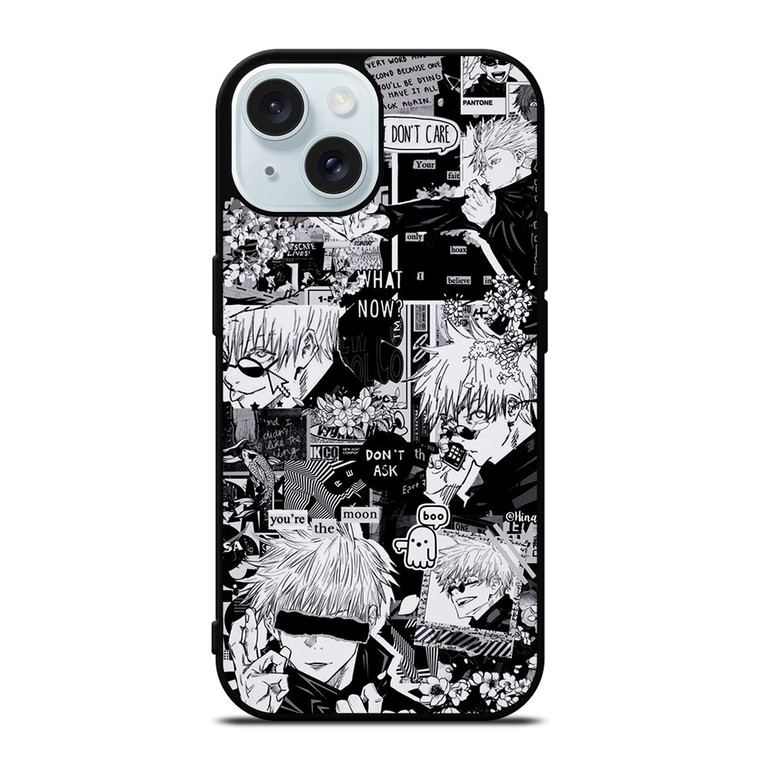 SATORU GOJO JUJUTSU KAISEN MANGA iPhone 15 Case Cover