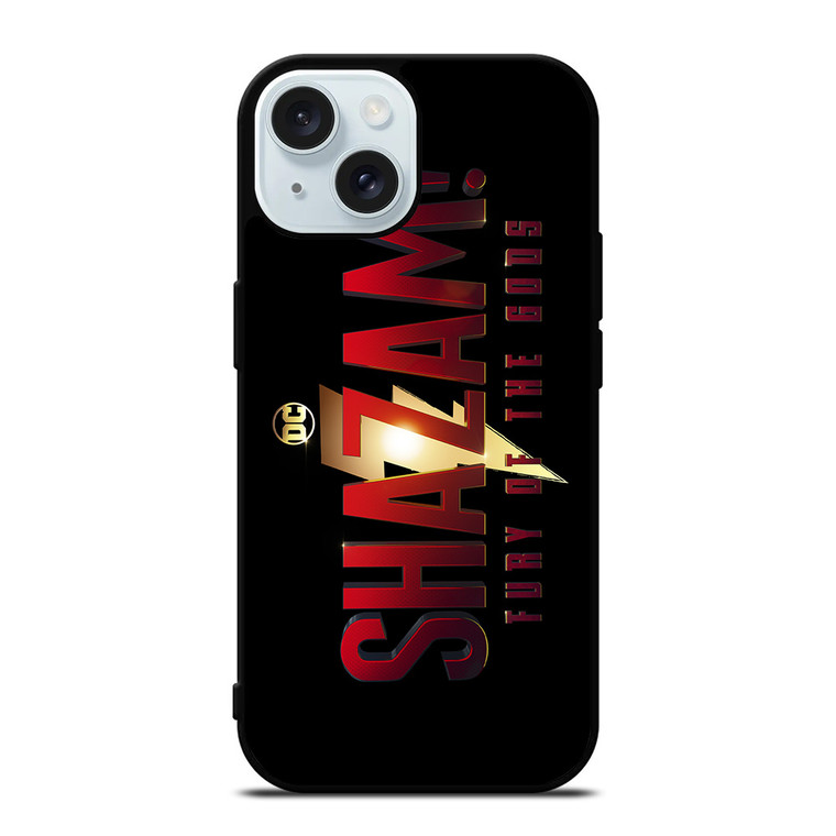 SHAZAM FURY OF THE GODS LOGO iPhone 15 Case Cover SHAZAM FURY OF THE GODS LOGO iPhone 15 Case Cover