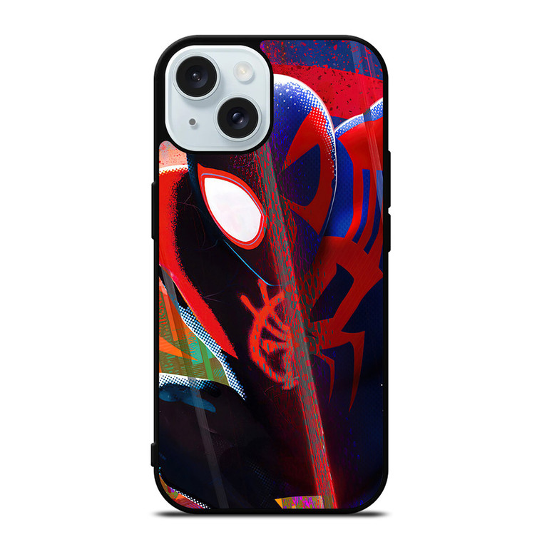 SPIDERMAN ACROSS THE SPIDER VERSE MILES MORALES iPhone 15 Case Cover SPIDERMAN ACROSS THE SPIDER VERSE MILES MORALES iPhone 15 Case Cover