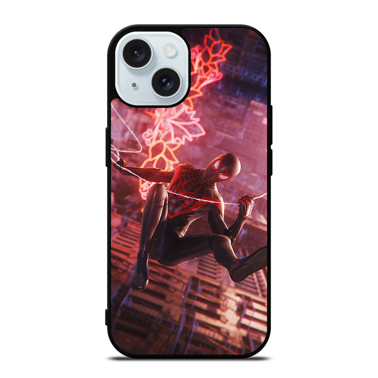 SPIDERMAN MILES MORALES GAMES iPhone 15 Case Cover